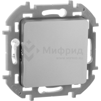 Выключатель 1-кл. 1п 1мод. СП Inspiria 10А IP20 250В 10AX механизм алюм. IEK 673602