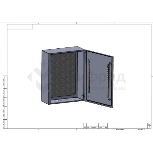 Корпус ЩМП-65.50.22 650х500х220 IP54 У2 OPTIMA c.6.5.2_5 метал. Эра Б0061603