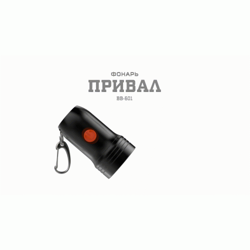 Фонарь-брелок светодиодный BB-601 АР "Привал" 0.5Вт + рефлектор открывашка 3хLR44 (в комплекте) алюм. (блист.) Эра Б0030181