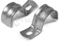 Скоба крепежная однолапковая d16-17мм PTK-Accessories метал. под саморез ПожТехКабель 850-004