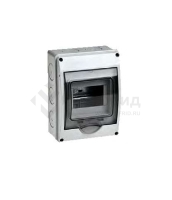 Бокс ОП Тусо 5мод. IP65 сер./дым. двер. Ruvinil 69005