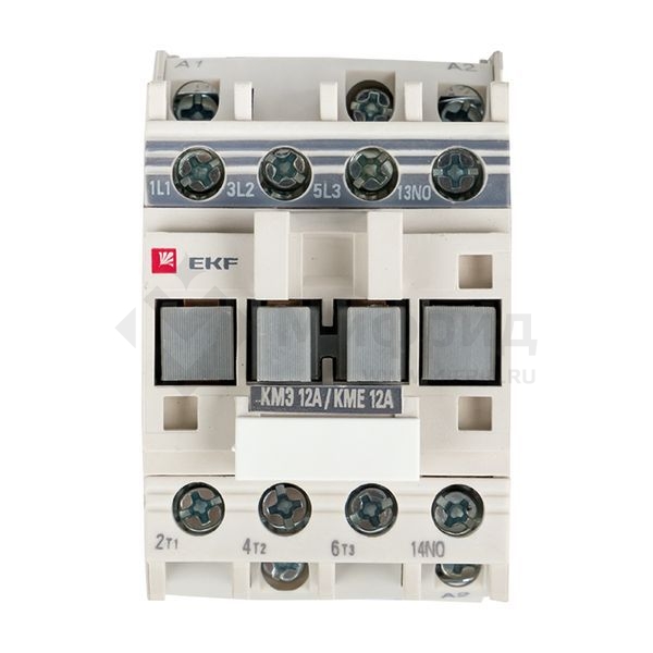 Контактор КМЭ-1 12А кат. 230В AC 1НО EKF ctr-s-12-220