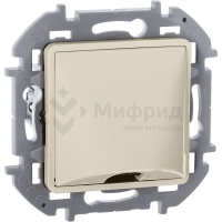 Вывод кабеля СП Inspiria IP20 с зажимом для крепления механизм сл. кость IEK 673891