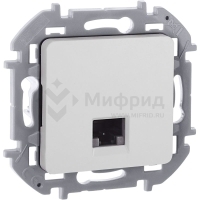 Розетка компьютерная СП Inspiria RJ45 кат.5E UTP IP20 бел. IEK 673825
