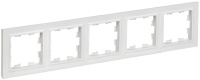 Рамка 5-м BRITE РУ-5-БрАБ арктич. бел. IEK BR-M52-K91