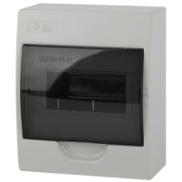 Бокс навесной ЩРН-П-8 8мод. IP41 пластик SIMPLE NO-box_simple-plastic_8_surface BOXS08 Эра Б0041523