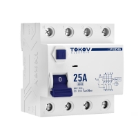 Выключатель дифференциального тока (УЗО) 4п (3P+N) 25А 30мА тип AC 6кА PRIZMA TOKOV ELECTRIC TKE-PZ60-RCDM-4-25-30-AC Выключатель дифференциального тока (УЗО) 4п (3P+N) 25А 30мА тип AC 6кА PRIZMA TOKOV ELECTRIC TKE-PZ60-RCDM-4-25-30-AC