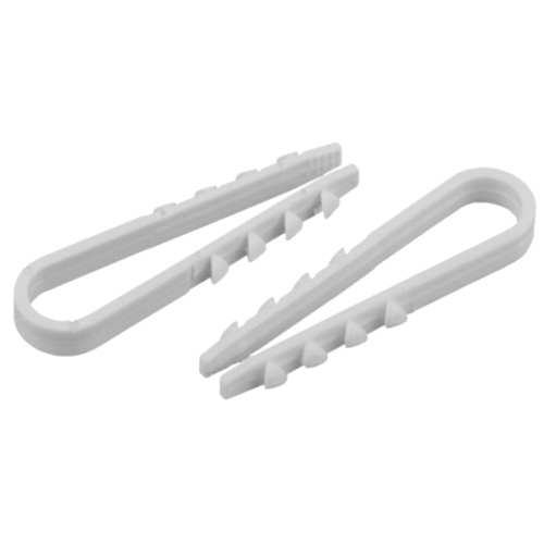 Дюбель-хомут 19-25мм для круглого кабеля NO-224-558 бел. (уп.10шт) Эра Б0066279