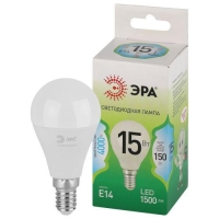 Лампа светодиодная GREEN LINE P45-15W-840-E14 GL 15Вт шар 4000К яркий свет бел. E14 Эра Б0067045 Лампа светодиодная GREEN LINE P45-15W-840-E14 GL 15Вт шар 4000К яркий свет бел. E14 Эра Б0067045