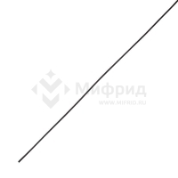 Трубка термоусадочная двустенная клеевая 4.8/1.6 (3:1) черн. 1м Rexant 20-4808