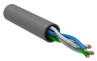 Кабель витая пара U/UTP кат.5E 2PR 24 AWG PVC 1м сер. РФ (уп.100м) GENERICA BC1-C5E02-111-100-R-G Кабель витая пара U/UTP кат.5E 2PR 24 AWG PVC 1м сер. РФ (уп.100м) GENERICA BC1-C5E02-111-100-R-G