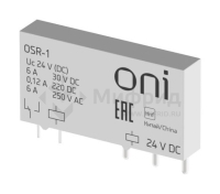 Реле ультратонкое OSR 1C 24В DC ONI OSR-1