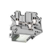 Клемма проходная винтовой зажим 3 точки подключения 2.5 кв.мм сер. DKC TUR-2.5-TWIN