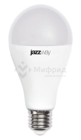 Лампа светодиодная PLED-LX 20Вт A65 грушевидная матовая 4000К нейтр. бел. E27 JazzWay 5025264