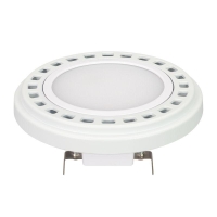 Лампа AR111-UNIT-G53-12W- Day4000 (WH 120 deg 12В) металл Arlight 025637