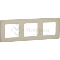 Рамка 3-м СП Inspiria IP20 сл. кость IEK 673951