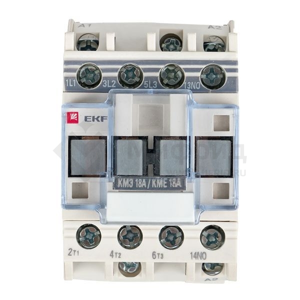 Контактор КМЭ-1 18А кат. 230В AC 1НО EKF ctr-s-18-220