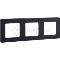 Рамка 3-м СП Inspiria IP20 антрацит IEK 673953