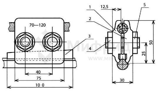 Зажим питающий КС-053