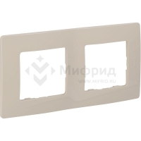 Рамка 2-м СП Etika IP20 сл. кость IEK 672512