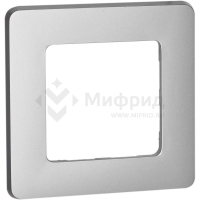 Рамка 1-м СП Inspiria IP20 алюм. IEK 673932