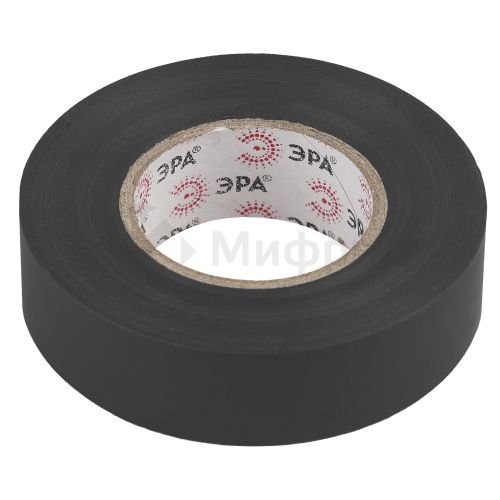 Изолента ПВХ 19ммх20м черн. ET1920BLACK Эра C0036540