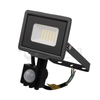 Прожектор светодиодный PFL-C3 SENSOR 20Вт 6500К IP65 ДО закален. прозр. стекло датчик движения инфракрасный JazzWay 5026926A