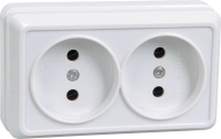 Розетка 2-м ОП Октава 10А IP20 без заземл. бел. GENERICA ERO20-K01-10-DC Розетка 2-м ОП Октава 10А IP20 без заземл. бел. GENERICA ERO20-K01-10-DC