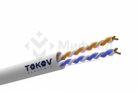 Кабель витая пара U/UTP 2х2х24AWG кат.5E PVC indoor 305м (м) TOKOV ELECTRIC TKE-C06-U22-5E-305-PVC