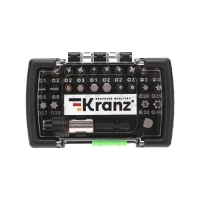 Набор бит с магнитным держателем пластиковый кейс 32 шт Kranz KR-92-0464
