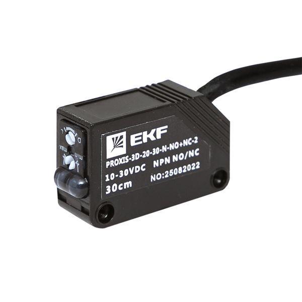 Датчик оптический бесконтактный EKF PROXIS-3D-20-30-N-NO+NC-2 Датчик оптический бесконтактный EKF PROXIS-3D-20-30-N-NO+NC-2
