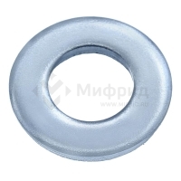 Шайба плоская М10 (d10.5) DIN 125 цинк (европодвес) (уп.12шт) СТРОЙМЕТИЗ 3060061