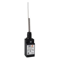 Выключатель концевой OptiLiS D4N-4180 пружина со стержнем кошачий ус EN 50047 XCKN2106P20 КЭАЗ 365312