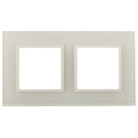 Рамка 2-м Elegance 14-5102-02 стекло слон. кость Эра Б0059169 Рамка 2-м Elegance 14-5102-02 стекло слон. кость Эра Б0059169