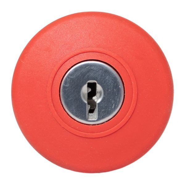 Механизм кнопки исполнительный XB4 "Грибок" поворотн. с фиксацией с замком красн. PROxima EKF XB4BA1F-R