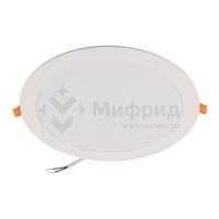Светильник светодиодный PLED DL7 WH Downlight 24Вт 4000К 220х26мм IP54 ДВО встраив. Pro JazzWay 5042568