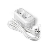 Удлинитель 2х5м с заземл. IP20 Е-302А ПВС 3х1.5 Universal 1719