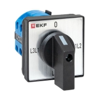 Переключатель кулачковый ПК-1-73 3п 10А для вольтметра линейное напряжение PROxima EKF pk-1-73-10