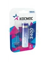 Аккумулятор Li-ion 18650 3400мА.ч с защитой (блист.1шт) Космос KOC18650Li-ion34PBL1