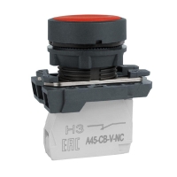 Кнопка OptiSignal D22 C5-P-401 красн. пластик 1НЗ XB5AA42 КЭАЗ 332182 Кнопка OptiSignal D22 C5-P-401 красн. пластик 1НЗ XB5AA42 КЭАЗ 332182