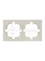 Рамка 2-м OSEN горизонт. квадрат сл. кость LEZARD 743-9000-147
