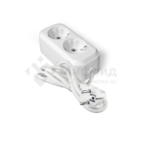 Удлинитель 2х3м с заземл. IP20 Е-302А ПВС 3х1.5 Universal 1718