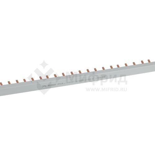 Шина соединительная PIN (штырь) 4п 63А 1.1м 56мод. Эра Б0067404