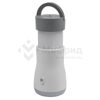 Фонарь светодиодный кемпинговый аккумуляторный Accu5-L1W/L10/L14-wh Li-ion 18650 1200мА.ч 3 источника света IP20 JazzWay 5048850