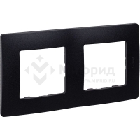 Рамка 2-м СП Etika IP20 антрацит IEK 672582