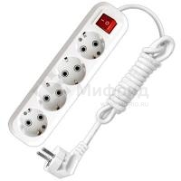 Удлинитель 4х2м с заземл. 16А IP20 S-304 ПВС 3х1 с выкл. UNIVersal 9634419