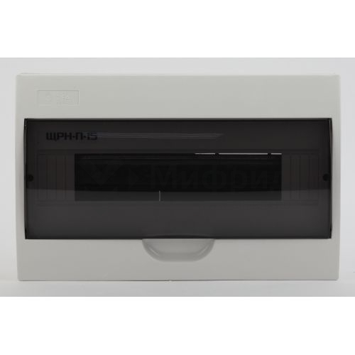 Бокс навесной ЩРН-П-15 15мод. IP41 пластик SIMPLE NO-box_simple-plastic_15_surface BOXS15 Эра Б0041526
