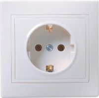 Розетка 1-м СП Кварта РС10-3-КБ 16А IP20 с заземл. без защ. шторок бел. GENERICA ERK14-K01-16-DM Розетка 1-м СП Кварта РС10-3-КБ 16А IP20 с заземл. без защ. шторок бел. GENERICA ERK14-K01-16-DM