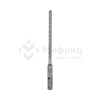 Бур по бетону SDS-Plus SUPER 6х160мм профессиональный цельная крестовая пластина Kranz KR-91-0453