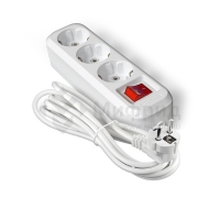 Удлинитель 3х5м с заземл. IP20 S-303А ПВС 3х1.5 с выкл.Universal 1727